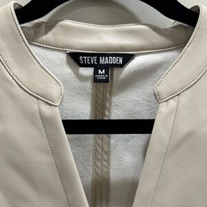Steve Madden Beige “leather” Top